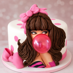 Bubblegum Chic Signature Fondant Cake